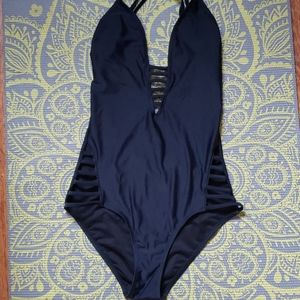 Express Deep Scoop Back Swimsuit